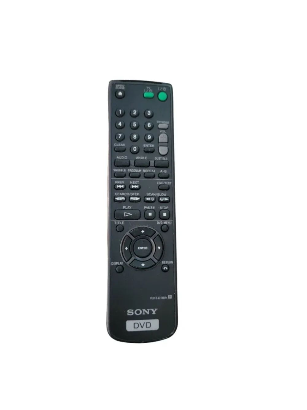 Genuine Sony DVD Remote Control RMT-D116A Tested and Works